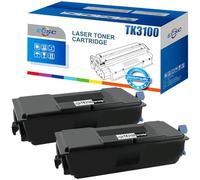 ECSC Toner Cartridge TK3100 For Printer, Compatible With Kyocera ECOSYS M3040dn ECOSYS M3540dn FS-2100D FS-2100DN (Black, 2-Pack)