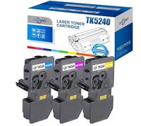 ECSC Toner Cartridge TK5240 Fits For Kyocera ECOSYS M5526cdn,M5526cdw,P5026cdn,P5026cdw (Cyan,Magenta,Yellow 3-Pack)