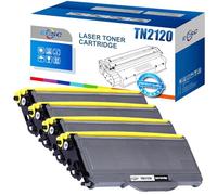ECSC Toner Cartridge TN2120 For Printer, Compatible With Brother DCP-7030 DCP-7032 DCP-7040 DCP-7045N HL-2140 HL-2140W HL-2150 HL-2150N (Black, 4-Pack)