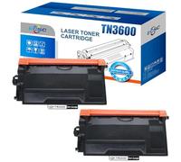 ECSC Toner Cartridge TN3600 Fits For Brother DCP-L5510DW HL-L5210DN HL-L5210DW HL-L5215DN HL-L6210DW HL-L6410DN HL-L6415DN MFC-L5710DN MFC-L5710DW MFC-L5715DN MFC-L6710DW MFC-L6910DN (Black , 2-Pack)