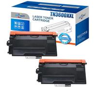 ECSC Toner Cartridge TN3600XXL Fits For Brother DCP-L5510DW HL-L5210DN HL-L5210DW HL-L5215DN HL-L6210DW HL-L6410DN HL-L6415DN MFC-L5710DN MFC-L5710DW MFC-L5715DN MFC-L6710DW MFC-L6910DN(Black, 2-Pack)