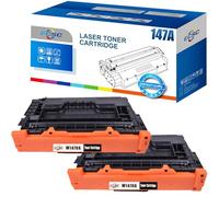ECSC Toner Cartridge W1470A For Printer, Compatible With HP Laserjet Enterprise Flow MFP M635z MFP M636z M610 M610dn M610n M611 M611dn M611n (Black, 2-Pack)