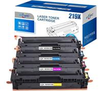 ECSC Toner Cartridge With Chip 219X For Printer, Compatible With HP Colour LaserJet Pro 3202dn 3202dng 3202dw MFP 3302fdn MFP 3302fdng MFP 3302fdw MFP 3302fdwg MFP3302sdw W2190X W2191X W2193X W2192X