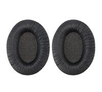 ECSiNG 1 Pair Ear Pads Compatible with Sennheiser HD201 HD180 HD201S Headphones Soft Comfort Leather Ear Cushions Replacement Headset Repair Parts Black