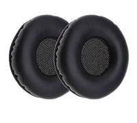 ECSiNG 1 Pair Ear Pads Earmuffs Leather Memory Foam Replacement Ear Cushions Compatible with AKG K518 K518DJ K81 K518LE Headset Black