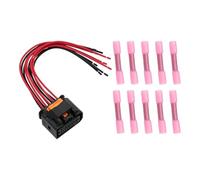 ECSiNG 1 Set 10-Pin Headlight Repair Plug Harness With Terminals 1801600-1 Compatible With Citroen G70