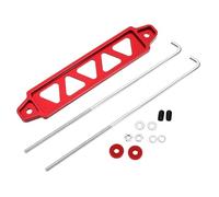 ECSiNG 1 Set Five Holes Triangle Fixing Bracket Five Holes Triangle Stand Car Battery Holder Car Battery Retaining Bracket Automotive Battery Tie Down Bracket, Red