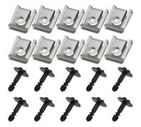 ECSiNG 10 Sets of Screw and Nut Clip Kit Compatible with Audi A5 A6 A7 Q7 Compatible with BMW E46 E65 E70 E71 Compatible with Mini Clubman 2007-2014 10