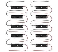 ECSiNG 10pcs 1.5V AA Battery Holder Battery Case Holder Plastic Battery Storage Box for Electronic Experiment DIY Projects PCB Circuit Projects Family Appliances