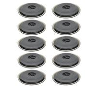 ECSiNG 10pcs 40mm Grommet Underbody Plugs Waterproof Plugrubber Buckle Plugs N90964902 Compatible with Audi Compatible with VW Gray