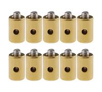 ECSiNG 10Pcs Brake Cable Nipple Screws Replacement Motorcycle Solderless Throttle Cable Nipple Accessories for Car Motorcycle Bicycle Metal