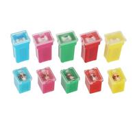 ECSiNG 10pcs Car Fuses Connection Assortment Kit 20A 30A 40A 50A 60A Tall and Low Box Shaped Mini Fuse Compatible with Ford Compatible with Nissan