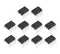 ECSiNG 10Pcs ICL7660 ICL7660S ICL7660SCPAZ CMOS Voltage Converter IC PDIP-8 for Efficient