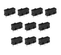 ECSiNG 10Pcs KW11-3Z-A 2-Pin Microswitch No Lever 10T85 SPDT 5A 125 250VAC for Automotive Electrical Wiring Electronics