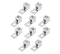 ECSiNG 10pcs TA-2 Aluminum Alloy Mechanical Lugs #2-14 Aluminium Alloy Terminal Blocks for 14-2AWG Industrial Construction Electrical Equipment Wiring