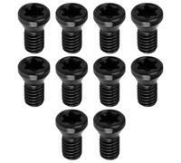 ECSiNG 10x Black Carbon Steel Torx CNC Screw M3.5x8mm T15 12.9 Grade for Carbide Insert Replacement