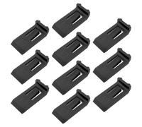 ECSiNG 10x Hinge Restrictors Angle Stops Hinge Clip Compatible with Blum 74.1103 for 107 Degree Hinges Black(16.5mm x 7.4mm x 1.8mm)