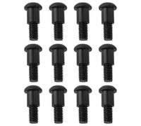 ECSiNG 12pcs Black Hex Buttonhead Incision Kingpin Shoulder Screws M3 Axle Screw Compatible with Axial SCX10 AR44 Compatible with Capra F9 M3x4x10mm