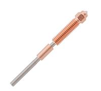 ECSiNG 1PC 3D Printer Nozzles 0.2mm Total Length 65.4mm Compatible with K1 Max Compatible with K1C Compatible with Unicorn Compatible with Ender-3 V3 3D Printer