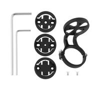 ECSiNG 1PC Bike Handlebar Computer Mount for 31.8mm Handlebars Compatible with Garmin Edge Compatible with Wahoo Elemnt 52.6x31.8x37.9mm Black