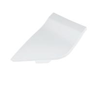 ECSiNG 1PC Car Fuel Door Cover Flap Door Cover Compatible with Ford Transit MK8 White
