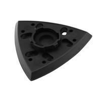 ECSiNG 1PC Triangular Sanding Board Compatible with Bosch PDA 180 PDA 180E PDA 240E GDA 280E OE 2608000174 2608000211 2608000232 90x90x90mm Sanding Plate Black