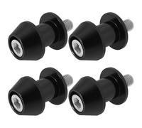 ECSiNG 2 Pair M8 Motorcycle CNC Swingarm Spool Stand Screw Motorcycle Starting Frame Screw 8mm High Precision Racing Adapter for Assembly Stand, Black