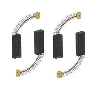 ECSiNG 2 Pairs of Motor Carbon Brush 6x11x30mm for Angle Grinder Rotary Hammer Drill Circular Saw Electric Drill Power Tool Parts Replacement Accessories Black & Gold Tone