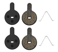 ECSiNG 2 Pairs Scooter Disc Brake Pads Compatible with Kugoo G2 Pro Resin Semi-Metal Brake Pads Scooter Accessories 33.3x22.3x3.9mm Black