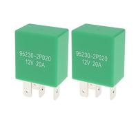ECSiNG 2 Pcs 4 Pin Green Multi-purpose Relay 95230-2P020 952302P020 12V/20A Compatible with Hyundai Compatible with Kia