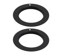 ECSiNG 2-Piece Aluminium Alloy Lens Adapter Ring for M42 Lens Adapter Camera Adapter Converter Compatible with Sony NEX-Mount Camera Lens Adapter