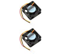 ECSiNG 2 Pieces Dual Ball 3 Pin DC Fan 40x40x15mm 24V Compatible with 109P0424H7D28 and Compatible with Industrial Control Equipment