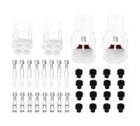 ECSiNG 2 Sets 4-Pin Male Socket Plug Sets for Motorcycles Repair Parts Compatible with Yamaha Compatible with Kawasaki Motorcycles