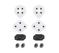 ECSiNG 2 Sets Conductive Silicon Button Pads Controller Button Replacement Repair Part Button Contacts Kit Compatible with Super SNES Controller