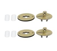 ECSiNG 2 Sets Handbag Twist Turn Lock 47x26mm 47x26mm Antique Bronze Compatible with Mulberry-type Medium Handbag DIY Bag Hardware