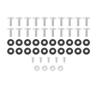 ECSiNG 2 Sets Pit Bike Bolts Full Plastics Nut and Bolt Fitting Kit Dirt Bike Plastic Plate Screw Plastic Panel Bolt Suitable for CRF110 Style Dirt Pit Bike Fairings