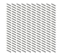 ECSiNG 200PCS 1.7x8mm Universal Car Flip Key Blade Fixing Connectors - Stainless Steel