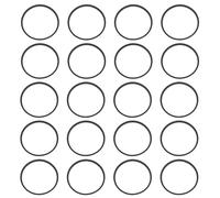 ECSiNG 20pcs Train Traction Tires E225024 Compatible with Marklin 18.7x20.3x1.35 mm Rings Replace OEM E225024 for H0 1:87 19 mm Drivers