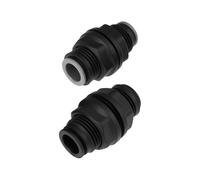 ECSiNG 2Pcs 10mm Bulkhead Connector Straight SPE Quick Connector for Pressure Vessel Water Pipe