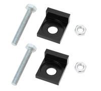 ECSiNG 2pcs 12mm Hole Dia Motorcycle Chain Adjuster Tensioner CNC Tensioner for Dirt Motor Bike Motorcycle 50cc 70cc 90cc 110cc 125cc Black