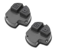 ECSiNG 2Pcs 2 Button Car Remote Key Rubber Pad Replacement Compatible with Suzuki Swift/ SX4/ Liana/Aerio/Vitara/Ignis Car Keypad Cover