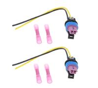 ECSiNG 2pcs 2pin Coolant Water Temperature Sensor Connector 15449028 Compatible with GM Automobile LS Series