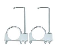 ECSiNG 2Pcs 3 Inch Exhaust Clamp On Hanger 142x80x250mm for 65-76.5mm Exhaust Pipe