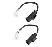 ECSiNG 2Pcs 3 Pin Connector Auxiliary 12V Socket Plug Adapter Front Power Cable Replacement Compatible with BMW S1000RR S1000XR S1000R