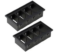 ECSiNG 2PCS 4 Gang Rocker Switch Housing Plastic Case Compatible with ARB Compatible with Carling Standard Rocker Switches