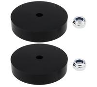 ECSiNG 2Pcs 48x6mm Rubber Seals with 2 M6 Nuts 10mm Thick Compatible with Bison 50mm Bait Pump
