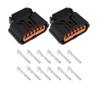 ECSiNG 2Pcs 6-Pin Parking Sensor Connector with Terminal Compatible with Hyundai KIA 95720-D3000 99310-D4000