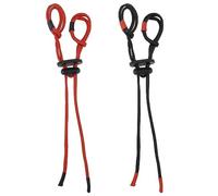 ECSiNG 2PCS Archery Finger Sling Adjustable Recurve Bow Fingersling Archery Bow Rope for Recurve Bow Replacement Accessories Red & Black