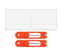 ECSiNG 2PCS Baiting Needles with 200PCS Dumbell Bait Stoppers Carp Boilie Bait Stops Hair Rig Extender Fishing Tackle Fishing Baits Accessories