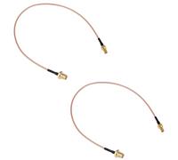 ECSiNG 2Pcs Coaxial Pigtail SMA Female to TS9 Male Adapter 25cm RG-178 for Router Wireless Module